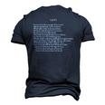 Shakespearian Sonnet-116 Poet Lover Men's 3D T-Shirt Back Print Navy Blue