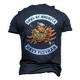 Son Of America Navy Veteran Men's 3D Print Graphic Crewneck Short Sleeve T-shirt Navy Blue