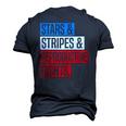 Stars Stripes And Reproductive Rights Pro Choice 4Th Of July Men's 3D T-Shirt Back Print Navy Blue