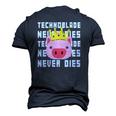 Technoblade Never Dies Technoblade Dream Smp Men's 3D T-Shirt Back Print Navy Blue
