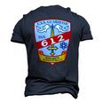 Uss Guardfish Ssn-612 United States Navy Men's 3D T-Shirt Back Print Navy Blue