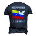 Venezuela Freedom Democracy Guaido La Libertad Men's 3D T-Shirt Back Print Navy Blue
