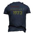 Vintage 1973 49Th Birthday Awesome Since July Retro Men's 3D T-shirt Back Print Navy Blue