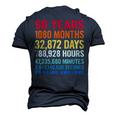 Vintage 90 Years Of Being Awesome Unique 90Th Birthday Men's 3D T-shirt Back Print Navy Blue