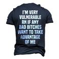 Im Very Vulnerable Rn Men's 3D T-shirt Back Print Navy Blue