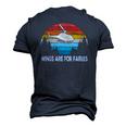 Wings Are For Fairies Helicopter Pilot Retro Vintage Men's 3D T-Shirt Back Print Navy Blue