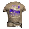 Als Awareness Support Als Fighter Als Warrior Als Men's 3D T-Shirt Back Print Khaki