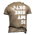 Is My Bike Ok Youth Mens Kids Womens Mountain Biker Men's 3D T-shirt Back Print Khaki