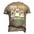 Boo Boo Crew Nurse Halloween Ghost Costume Matching Men's 3D T-shirt Back Print Khaki