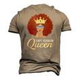 Cape Verdean Queen Cape Verdean Men's 3D T-Shirt Back Print Khaki