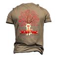 Chinese Crested Dog Lover Chinese Crested Valentine&8217S Day Men's 3D T-Shirt Back Print Khaki