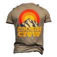 Cousin Crew Kids Matching Camping Group Cousin Squad Men's 3D T-shirt Back Print Khaki
