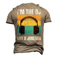 Im The Dj Not A Jukebox Deejay Discjockey Men's 3D T-shirt Back Print Khaki