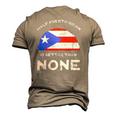 Half Puerto Rican Is Better Than None Pr Heritage Dna Men's 3D T-Shirt Back Print Khaki