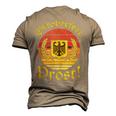 Retro Prost  Men Women German Eagle Vintage Oktoberfest  Men's T-shirt 3D Print Graphic Crewneck Short Sleeve Back Print Khaki
