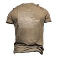 Shakespearian Sonnet-116 Poet Lover Men's 3D T-Shirt Back Print Khaki