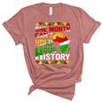 Black History Month One Month Cant Hold Our History Women's Short Sleeve T-shirt Unisex Crewneck Soft Tee Heather Mauve