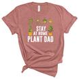 Gardening Stay At Home Plant Dad Idea Gift Women's Short Sleeve T-shirt Unisex Crewneck Soft Tee Heather Mauve