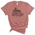 I Love You All Class Dismissed Teacher Last Day Of School V4 Women's Short Sleeve T-shirt Unisex Crewneck Soft Tee Heather Mauve