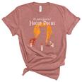 Its Just A Bunch Of Funny Halloween Black Cat Unisex Crewneck Soft Tee Heather Mauve