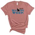 Shark 2022 Week Passion For Shark Men Women Unisex Crewneck Soft Tee Heather Mauve