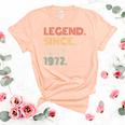 50 Years Old Vintage Legend Since July 1972 50Th Birthday V2 Unisex Crewneck Soft Tee Heather Peach