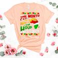 Black History Month One Month Cant Hold Our History Women's Short Sleeve T-shirt Unisex Crewneck Soft Tee Heather Peach