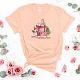 Christmas Coffee Baby It Is Cold Outside V2 Women's Short Sleeve T-shirt Unisex Crewneck Soft Tee Heather Peach