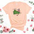 Christmas Funny Cat It Was Not Me Gift For Cat Lovers Women's Short Sleeve T-shirt Unisex Crewneck Soft Tee Heather Peach