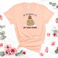 Christmas On The Naughty List And I Regret Nothing Xmas Cat Lovers Gifts Women's Short Sleeve T-shirt Unisex Crewneck Soft Tee Heather Peach
