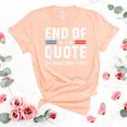 Funny Joe End Of Quote Repeat The Line V2 Unisex Crewneck Soft Tee Heather Peach
