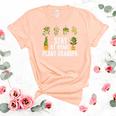 Gardening Stay At Home Plant Grandpa Custom Women's Short Sleeve T-shirt Unisex Crewneck Soft Tee Heather Peach