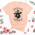 Halloween Witch With Some Days You Have To Put On The Hat Unisex Crewneck Soft Tee Heather Peach
