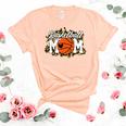 Mothers Day Gift Basketball Mom  Mom Game Day Outfit  Women's Short Sleeve T-shirt Unisex Crewneck Soft Tee Heather Peach