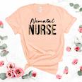 Nicu Nurse Neonatal Labor Intensive Care Unit Nurse Unisex Crewneck Soft Tee Heather Peach