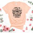 Strong Woman Spoil Me With Loyalty I Can Finance Myself Women's Short Sleeve T-shirt Unisex Crewneck Soft Tee Heather Peach