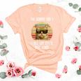 Vintage Im Sorry Did I Roll My Eyes Out Loud Sarcastic Cat Women's Short Sleeve T-shirt Unisex Crewneck Soft Tee Heather Peach