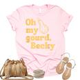 Funny Thanksgiving Oh My Gourd Becky Unisex Crewneck Soft Tee Light Pink