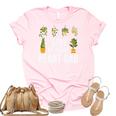 Gardening Stay At Home Plant Dad Idea Gift Women's Short Sleeve T-shirt Unisex Crewneck Soft Tee Light Pink