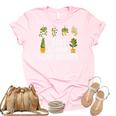 Gardening Stay At Home Plant Grandpa Custom Women's Short Sleeve T-shirt Unisex Crewneck Soft Tee Light Pink