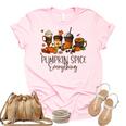 Halloween Pumpkin Spice Everything Thanksgiving  V2 Women's Short Sleeve T-shirt Unisex Crewneck Soft Tee Light Pink