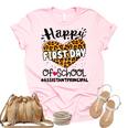 Happy First Day Of School Assistant Principal Back 100 Days  Unisex Crewneck Soft Tee Light Pink