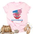 Patriot Day 911 We Will Never Forget Tshirtall Gave Some Some Gave All Patriot Women's Short Sleeve T-shirt Unisex Crewneck Soft Tee Light Pink
