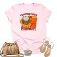 Pumpkin Spice Kinda Girl Fall Weather Women's Short Sleeve T-shirt Unisex Crewneck Soft Tee Light Pink