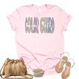 Womens Color Guard Mama Life Color Guard Mom Unisex Crewneck Soft Tee Light Pink