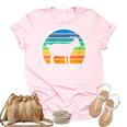 Womens Goat Whisperer Apparel - Funny Goat Unisex Crewneck Soft Tee Light Pink