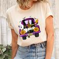 Boo Pumpkin Witch Gnomes In Halloween Truck Funny Holiday Unisex Crewneck Soft Tee Natural