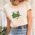 Christmas Funny Cat It Was Not Me Gift For Cat Lovers Women's Short Sleeve T-shirt Unisex Crewneck Soft Tee Natural