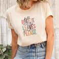 Fall Breeze Crunchy Leaves Pumpkins Please Funny Fall Women's Short Sleeve T-shirt Unisex Crewneck Soft Tee Natural