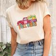 Fall Vibes Old School Truck Full Of Pumpkins And Fall Colors  Unisex Crewneck Soft Tee Natural